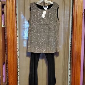 Maggie Barns Stunning 2pc Glittery Size 1x